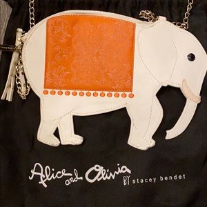 Alice and Olivia Elephant purse